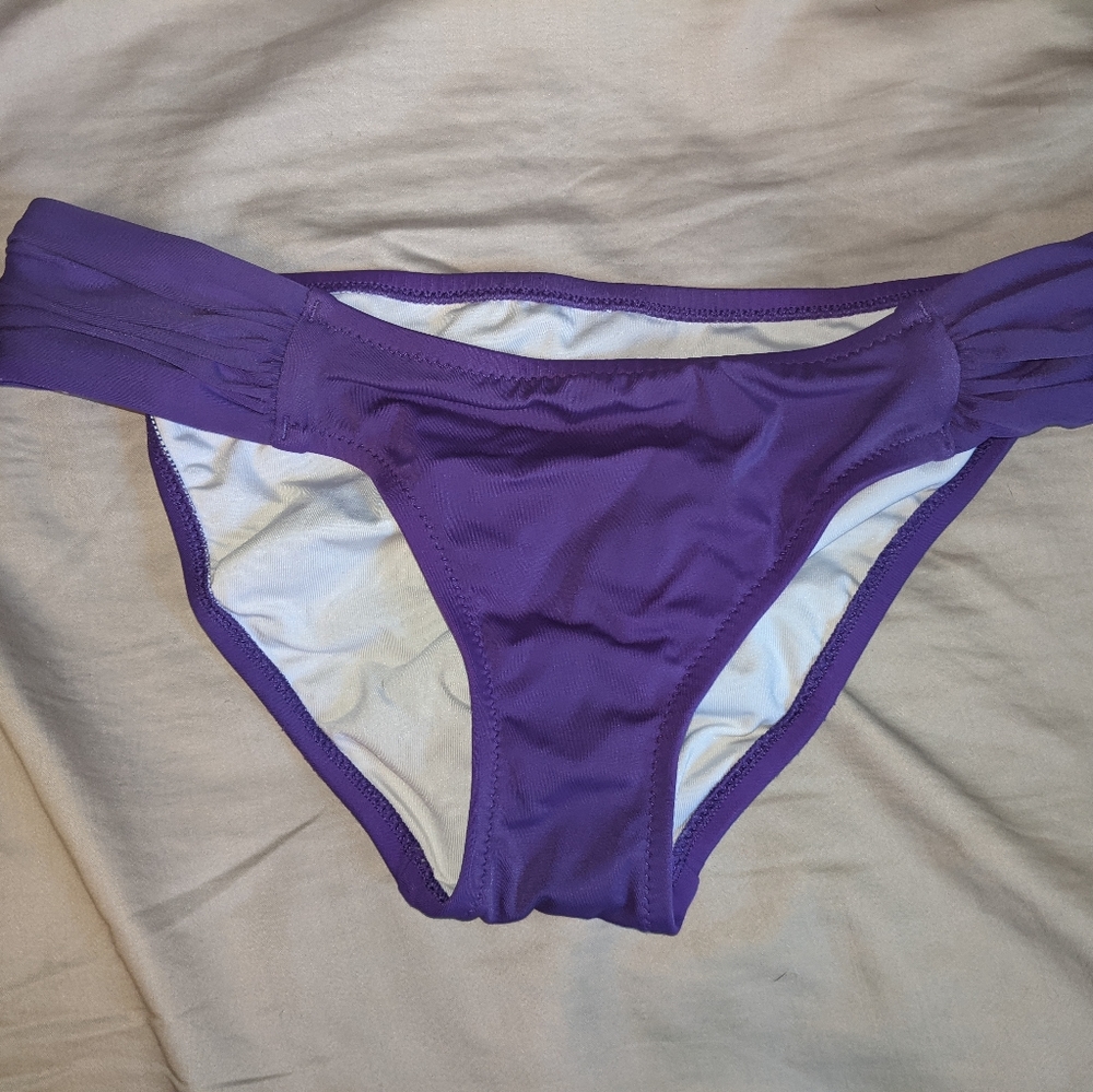 Victoria secret purple swim bottoms